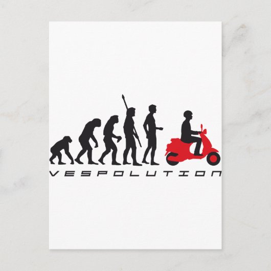 Evolution Roller Postkarte (Vorderseite)