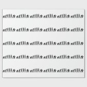 Evolution-Rollstuhl-Basketball Geschenkpapier (Flach)