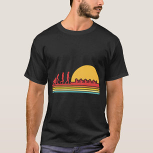Evolution Rowboat Paddling Kanoeing Kayakin T-Shirt
