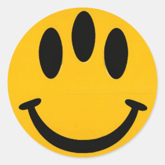 Evolution Runder Aufkleber (Vorderseite)