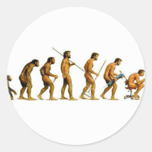 EVOLUTION RUNDER AUFKLEBER