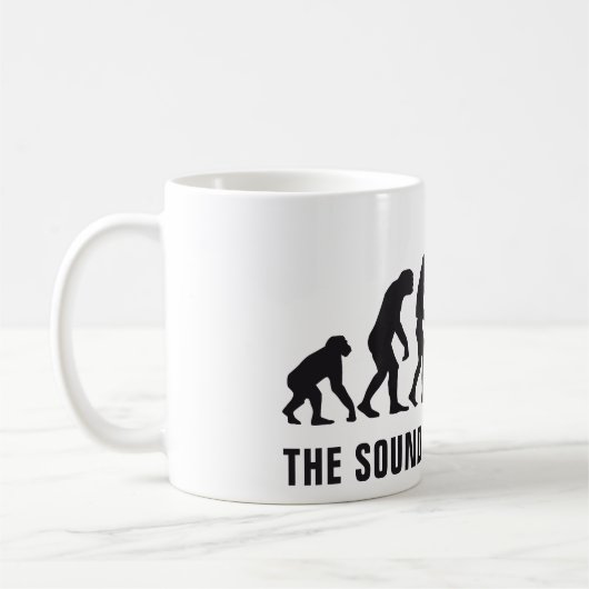 Evolution saxophon kaffeetasse (Links)