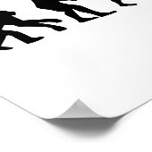 Evolution Saxophon Poster (Ecke)