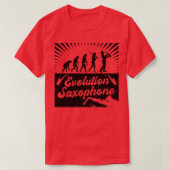Evolution Saxophon T-Shirt (Design vorne)