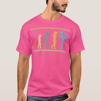 Evolution Saxophone Vintag Musiker Jazz T-Shirt