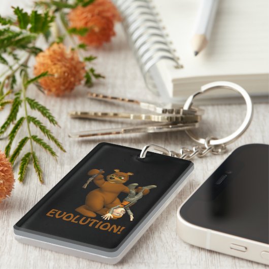 Evolution Schlüsselanhänger (Vorderseite rechts)