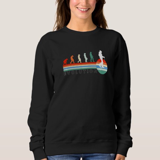 Evolution Schneeschuhwandern Schneeschuhschneemütz Sweatshirt (Vorderseite)