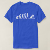 Evolution schwimmen T-Shirt (Design vorne)