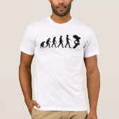 Evolution schwimmen T-Shirt (Vorderseite)