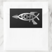 Evolution - Sci-Fi Rechteckiger Aufkleber (Tasche)