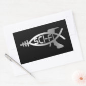 Evolution - Sci-Fi Rechteckiger Aufkleber (Umschlag)