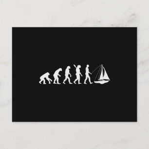 Evolution segeln - Cool segeln Postkarte