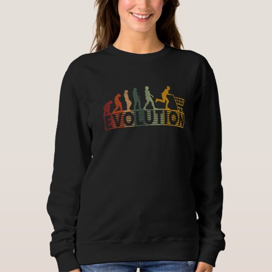 Evolution Shopping Trolley Kaufrausch Consumer Cri Sweatshirt (Vorderseite)