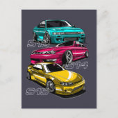 EVOLUTION SILVIA "S" POSTKARTE (Vorderseite)