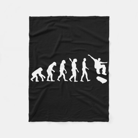 Evolution Skateboarding Fleecedecke (Vorderseite)