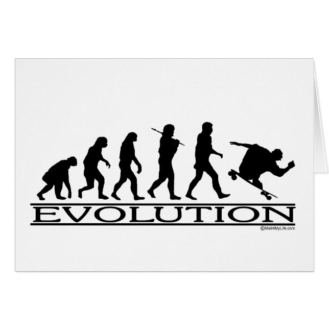 Evolution - Skateboarding - Mann (Vorderseite (Horizontal))