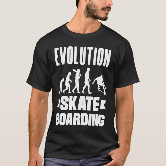 Evolution Skateboarding Skate Retro Streetwear 2 T-Shirt (Vorderseite)