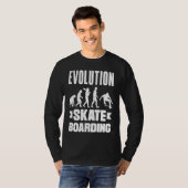 Evolution Skateboarding Skate Retro Streetwear 2 T-Shirt (Vorne ganz)