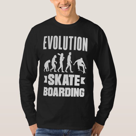 Evolution Skateboarding Skate Retro Streetwear 2 T-Shirt (Vorderseite)