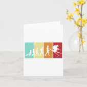 Evolution Ski - Skiverliebte Berge Rück-Ski Karte (Gelbe Blume)