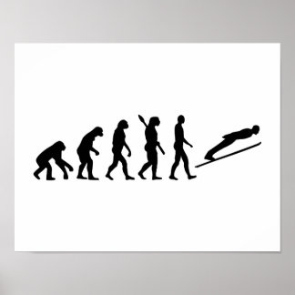 Evolution Skisprung Poster