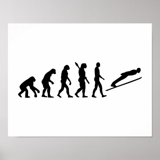 Evolution Skisprung Poster (Vorne)