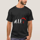 Evolution Skydiving für Sky Diver Lehrer T-Shirt (Vorderseite)