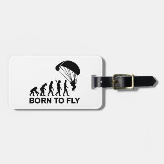 Evolution Skydiving geboren zu fliegen Gepäckanhänger