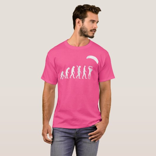 Evolution Skydiving Paragliding Skydiver Skydiver T-Shirt (Vorne ganz)