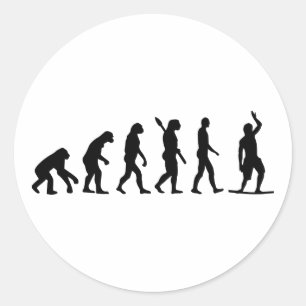 Evolution Slackline Runder Aufkleber