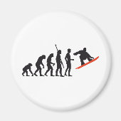 evolution snowboard magnet (Vorne)