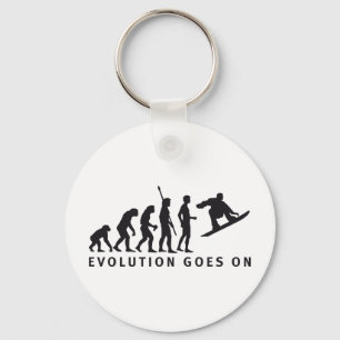 evolution snowboard schlüsselanhänger