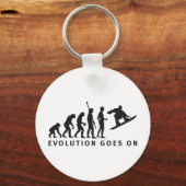evolution snowboard schlüsselanhänger (Vorderseite)