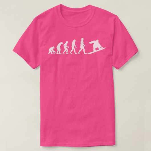 Evolution Snowboard Ski Resort Snowboarden Geschen T-Shirt (Design vorne)