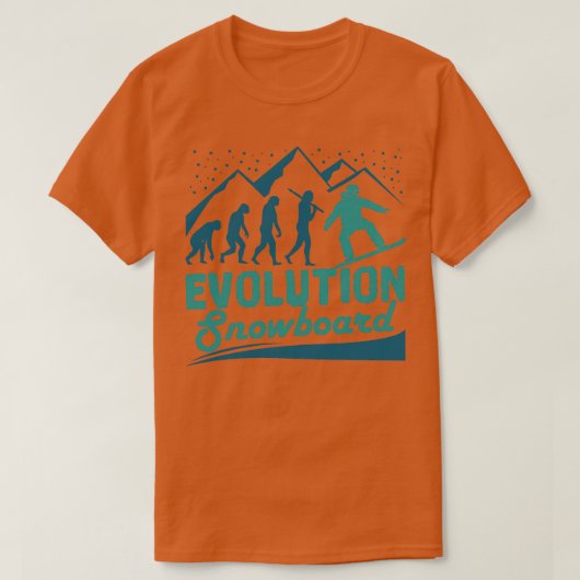 Evolution Snowboard T-Shirt (Design vorne)