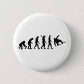Evolution Snowboarden Button (Vorderseite)