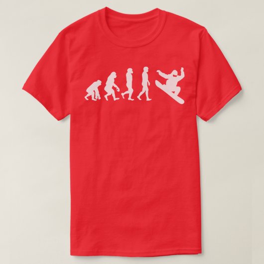 Evolution Snowboarden Schneeschuh Boarding Epert W T-Shirt (Design vorne)