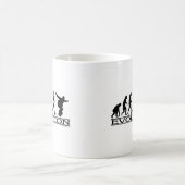 Evolution - Snowboarding Kaffeetasse (Mittel)