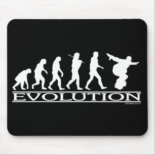Evolution - Snowboarding Mousepad