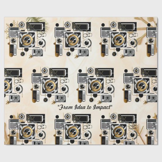 "Evolution Spectrum" Geschenkpapier (Flach)