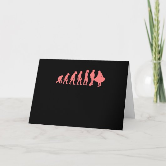 Evolution Square Dance Graphic Design Perfektes Ge Karte (Vorderseite)
