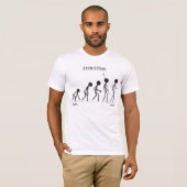 Evolution Stickman T-Shirt (Vorne ganz)