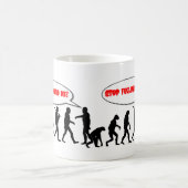Evolution. Stoppen Sie, mir zu folgen Kaffeetasse (Mittel)
