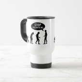 Evolution - stoppen Sie, mir zu folgen! Reisebecher (Vorderseite Links)