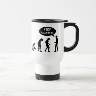 Evolution - stoppen Sie, mir zu folgen! Reisebecher