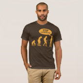 Evolution - stoppen Sie, mir zu folgen! T-Shirt (Vorne ganz)