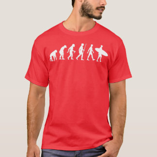 Evolution Surf Evolutionäre Biologie Homo sap T-Shirt