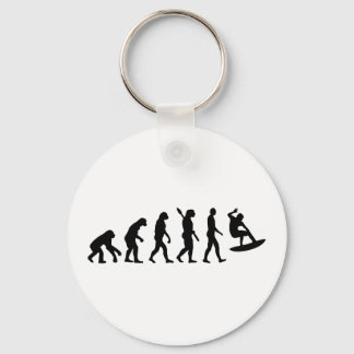 Evolution surfen schlüsselanhänger