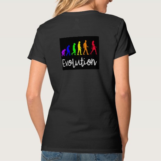 Evolution T-Shirt (Rückseite)