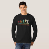 Evolution Taekwondo Karate Player T-Shirt (Vorne ganz)
